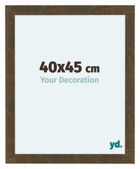 Como MDF Cadre Photo 40x45cm Or Antique De Face Mesure | Yourdecoration.fr