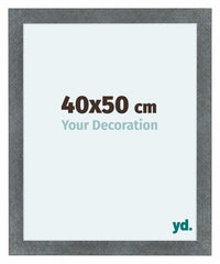Como MDF Cadre Photo 40x50cm Fer Patine De Face Mesure | Yourdecoration.fr