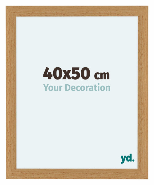 Como MDF Cadre Photo 40x50cm Hetre De Face Mesure | Yourdecoration.fr