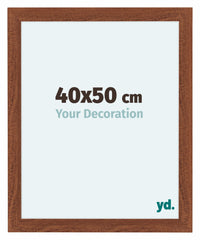 Como MDF Cadre Photo 40x50cm Noyer De Face Mesure | Yourdecoration.fr