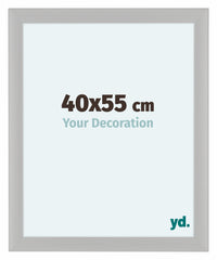 Como MDF Cadre Photo 40x55cm Blanc Grain de Bois De Face Mesure | Yourdecoration.fr