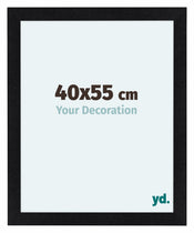Como MDF Cadre Photo 40x55cm Noir Mat De Face Mesure | Yourdecoration.fr