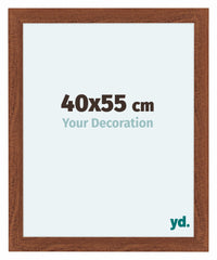 Como MDF Cadre Photo 40x55cm Noyer De Face Mesure | Yourdecoration.fr