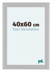 Como MDF Cadre Photo 40x60cm Blanc Grain de Bois De Face Mesure | Yourdecoration.fr