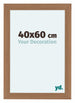 Como MDF Cadre Photo 40x60cm Noyer Clair De Face Mesure | Yourdecoration.fr