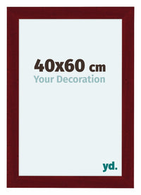 Como MDF Cadre Photo 40x60cm Vin Rouge Patine De Face Mesure | Yourdecoration.fr