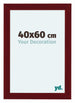 Como MDF Cadre Photo 40x60cm Vin Rouge Patine De Face Mesure | Yourdecoration.fr