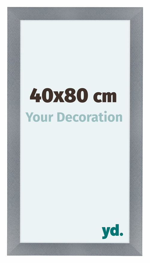 Como MDF Cadre Photo 40x80cm Aluminium Brosse De Face Mesure | Yourdecoration.fr