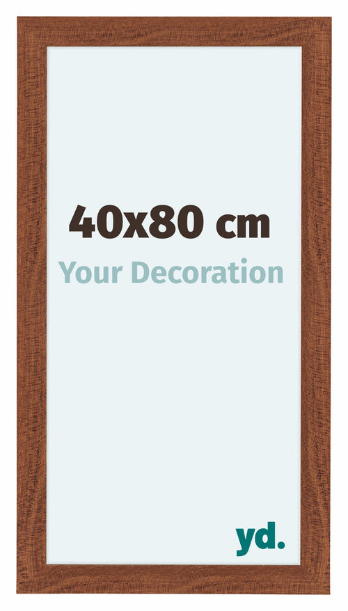 Como MDF Cadre Photo 40x80cm Noyer De Face Mesure | Yourdecoration.fr