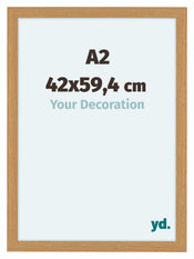 Como MDF Cadre Photo 42x59 4cm A2 Hetre De Face Mesure | Yourdecoration.fr