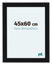 Como MDF Cadre Photo 45x60cm Noir Mat De Face Mesure | Yourdecoration.fr