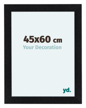 Como MDF Cadre Photo 45x60cm Noir Mat De Face Mesure | Yourdecoration.fr
