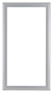 Como MDF Cadre Photo 45x80cm Argent Mat De Face | Yourdecoration.fr