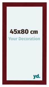Como MDF Cadre Photo 45x80cm Vin Rouge Patine De Face Mesure | Yourdecoration.fr
