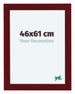 Como MDF Cadre Photo 46x61cm Vin Rouge Patine De Face Mesure | Yourdecoration.fr