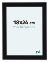 Como MDF Cadre Photo 48x64cm Noir Brillant De Face Mesure | Yourdecoration.fr