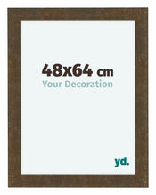 Como MDF Cadre Photo 48x64cm Or Antique De Face Mesure | Yourdecoration.fr