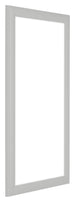 Como MDF Cadre Photo 50x100cm Blanc Grain de Bois De Face Oblique | Yourdecoration.fr