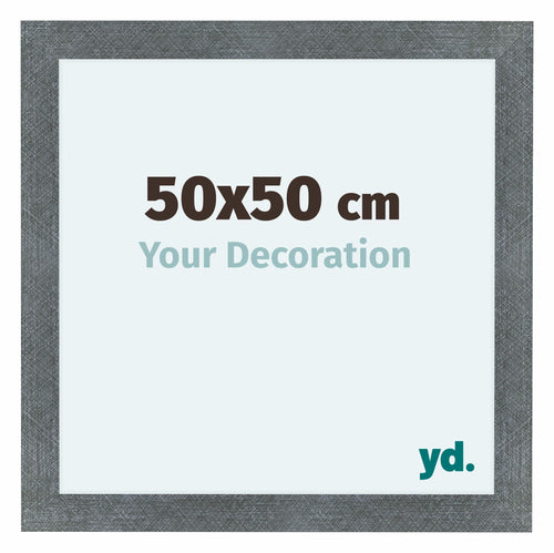 Como MDF Cadre Photo 50x50cm Fer Patine De Face Mesure | Yourdecoration.fr