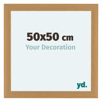 Como MDF Cadre Photo 50x50cm Hetre De Face Mesure | Yourdecoration.fr