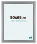 Como MDF Cadre Photo 50x65cm Argent Mat De Face Mesure | Yourdecoration.fr