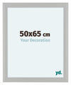 Como MDF Cadre Photo 50x65cm Blanc Grain de Bois De Face Mesure | Yourdecoration.fr