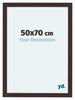 Como MDF Cadre Photo 50x70cm Chene Fonce De Face Mesure | Yourdecoration.fr