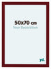 Como MDF Cadre Photo 50x70cm Vin Rouge Patine De Face Mesure | Yourdecoration.fr