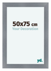 Como MDF Cadre Photo 50x75cm Aluminium Brosse De Face Mesure | Yourdecoration.fr