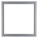 Como MDF Cadre Photo 55x55cm Argent Mat De Face | Yourdecoration.fr