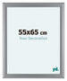 Como MDF Cadre Photo 55x65cm Argent Mat De Face Mesure | Yourdecoration.fr