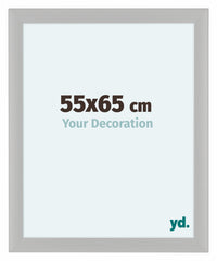 Como MDF Cadre Photo 55x65cm Blanc Grain de Bois De Face Mesure | Yourdecoration.fr
