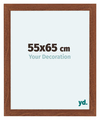Como MDF Cadre Photo 55x65cm Noyer De Face Mesure | Yourdecoration.fr