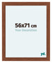 Como MDF Cadre Photo 56x71cm Noyer De Face Mesure | Yourdecoration.fr