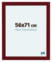 Como MDF Cadre Photo 56x71cm Vin Rouge Patine De Face Mesure | Yourdecoration.fr