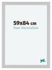Como MDF Cadre Photo 59x84cm Blanc Brillant De Face Mesure | Yourdecoration.fr