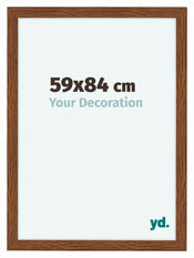 Como MDF Cadre Photo 59x84cm Chene Rustique De Face Mesure | Yourdecoration.fr