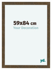 Como MDF Cadre Photo 59x84cm Or Antique De Face Mesure | Yourdecoration.fr