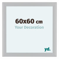 Como MDF Cadre Photo 60x60cm Blanc Brillant De Face Mesure | Yourdecoration.fr