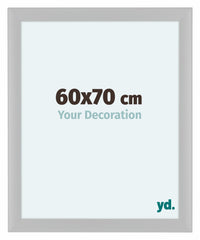 Como MDF Cadre Photo 60x70cm Blanc Brillant De Face Mesure | Yourdecoration.fr