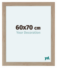 Como MDF Cadre Photo 60x70cm Chene Clair De Face Mesure | Yourdecoration.fr