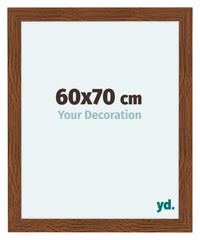Como MDF Cadre Photo 60x70cm Chene Rustique De Face Mesure | Yourdecoration.fr