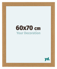 Como MDF Cadre Photo 60x70cm Hetre De Face Mesure | Yourdecoration.fr