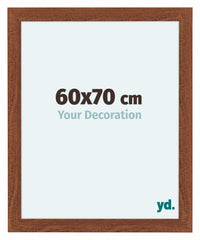 Como MDF Cadre Photo 60x70cm Noyer De Face Mesure | Yourdecoration.fr