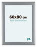 Como MDF Cadre Photo 60x80cm Argent Mat De Face Mesure | Yourdecoration.fr