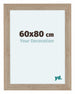 Como MDF Cadre Photo 60x80cm Chene Clair De Face Mesure | Yourdecoration.fr