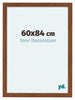 Como MDF Cadre Photo 60x84cm Chene Rustique De Face Mesure | Yourdecoration.fr