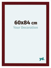 Como MDF Cadre Photo 60x84cm Vin Rouge Patine De Face Mesure | Yourdecoration.fr