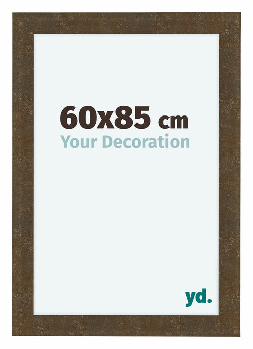 Como MDF Cadre Photo 60x85cm Or Antique De Face Mesure | Yourdecoration.fr