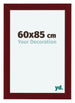 Como MDF Cadre Photo 60x85cm Vin Rouge Patine De Face Mesure | Yourdecoration.fr